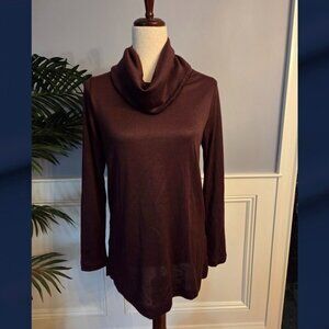 Van Heusen Burgundy Cowl Neck Sweater